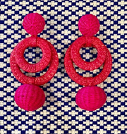Casa Chiqui - Carioca Earring Hot Pink