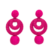 Casa Chiqui - Carioca Earring Hot Pink