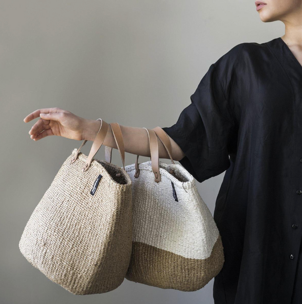 Mifuko - Medium Natural Basket with Handles