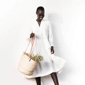 Mifuko - Mkeka shopper basket Natural M