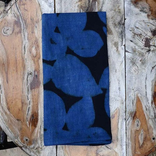 Leaf Art Block Printed Napkins (Set of 4) - Beach Haus